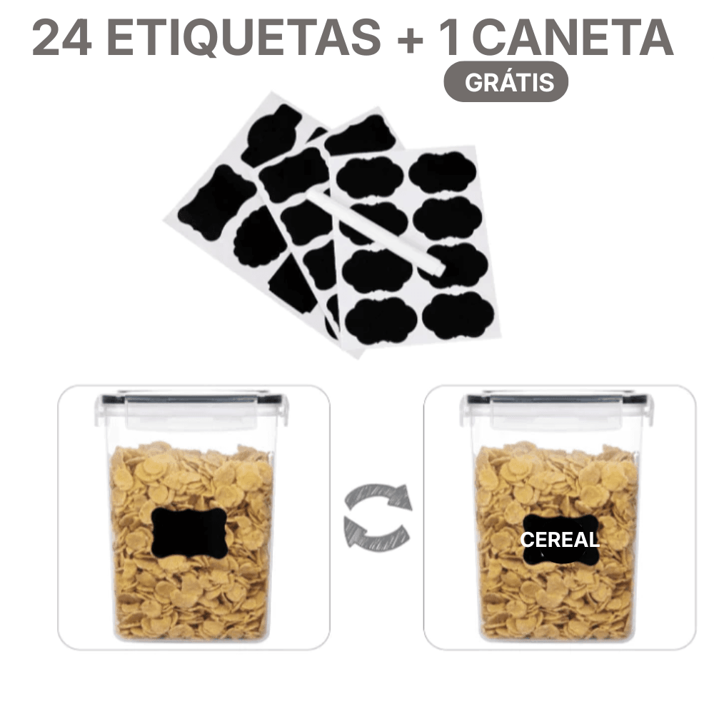 24 Etiquetas + 1 Caneta Grátis